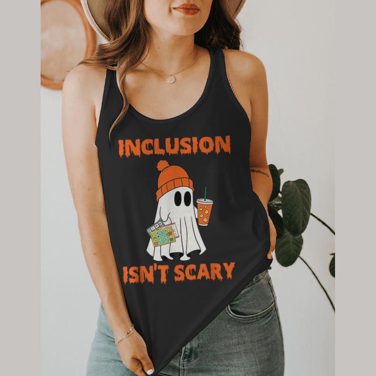 Inclusion Isn't Scary Shirt Halloween SLP Sped Teacher Flowy Tank, funny design