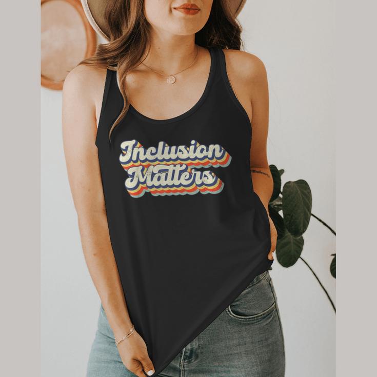 Inclusion Matters Special Education Sped Teacher Vintage Flowy Tank, funny design Inclusion Matters Special Education Sped Teacher Vintage Flowy Tank, funny design
