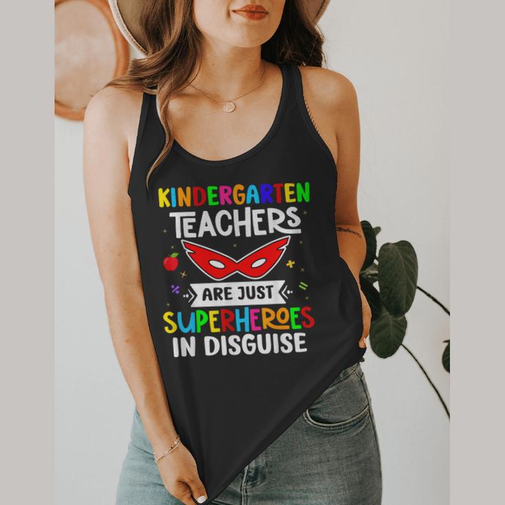 Kindergarten Teachers Are Just Superheroes In Disguise Flowy Tank, funny design Kindergarten Teachers Are Just Superheroes In Disguise Flowy Tank, funny design