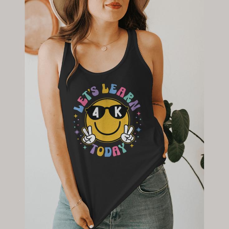 Lets Learn Today Shirt Smile Face 4K Teacher Back To School Flowy Tank, funny design Lets Learn Today Shirt Smile Face 4K Teacher Back To School Flowy Tank, funny design