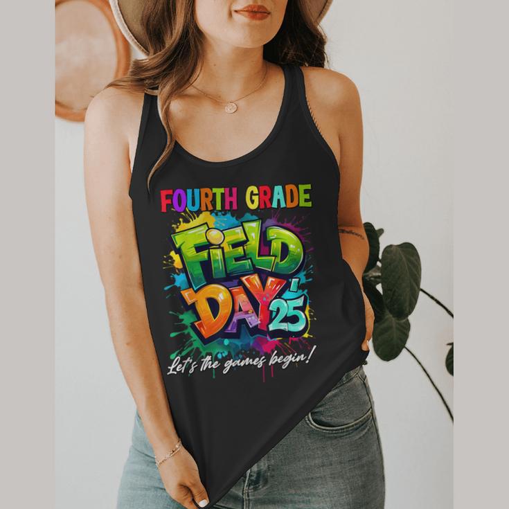 Let The Games Begin Fourth Grade Field Day 2025 Teacher Kid Flowy Tank, funny design Let The Games Begin Fourth Grade Field Day 2025 Teacher Kid Flowy Tank, funny design
