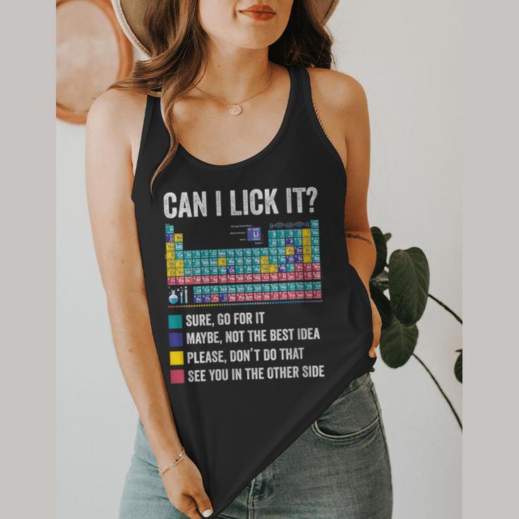 Can I Lick It Periodic Table Of Elements Science Teacher Flowy Tank, funny design Can I Lick It Periodic Table Of Elements Science Teacher Flowy Tank, funny design