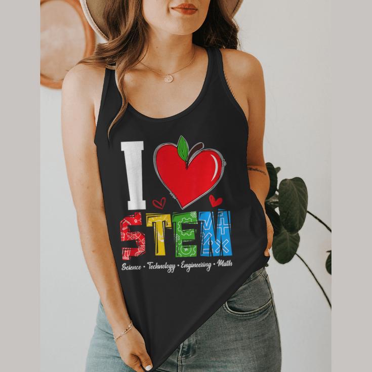 I Love STEM Student Teacher 1st Day Of School Back To School Flowy Tank, funny design I Love STEM Student Teacher 1st Day Of School Back To School Flowy Tank, funny design