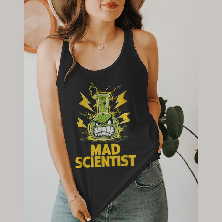 Mad Scientist Kids Youth Adult Science Teacher Chemistry Flowy Tank, funny design