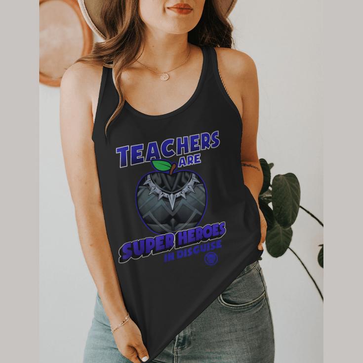 Marvel Teachers Are Super Heroes In Disguise Panther Flowy Tank, funny design Marvel Teachers Are Super Heroes In Disguise Panther Flowy Tank, funny design
