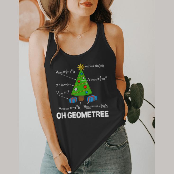Math Geometry Christmas Tree Geometree Teacher Flowy Tank, funny design