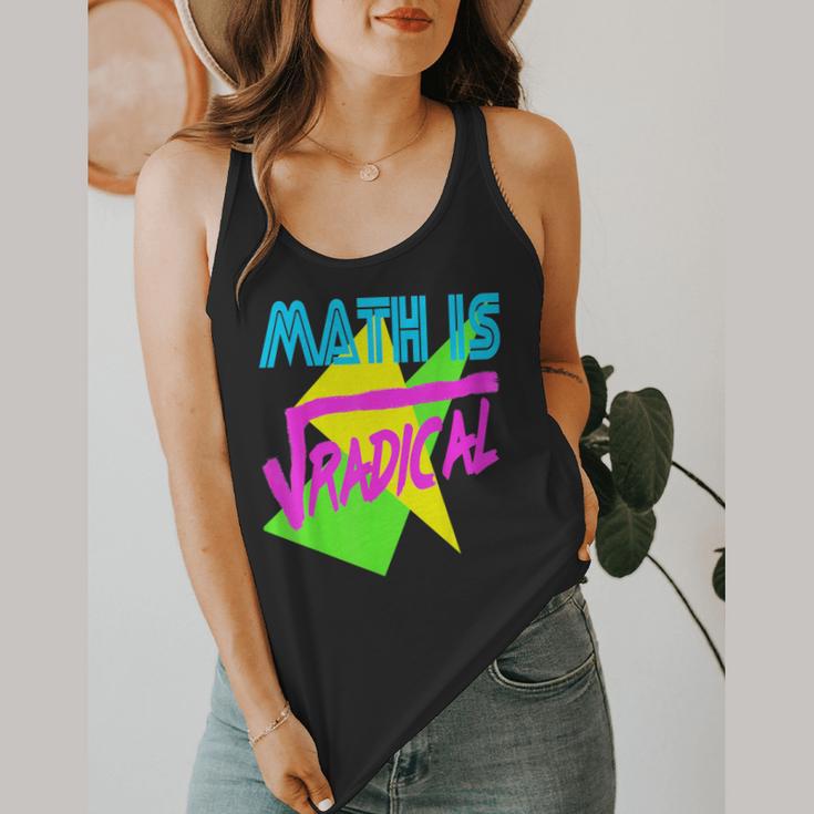 Math Is Radical Retro 80s Vintage Algebra Teacher Flowy Tank, funny design Math Is Radical Retro 80s Vintage Algebra Teacher Flowy Tank, funny design