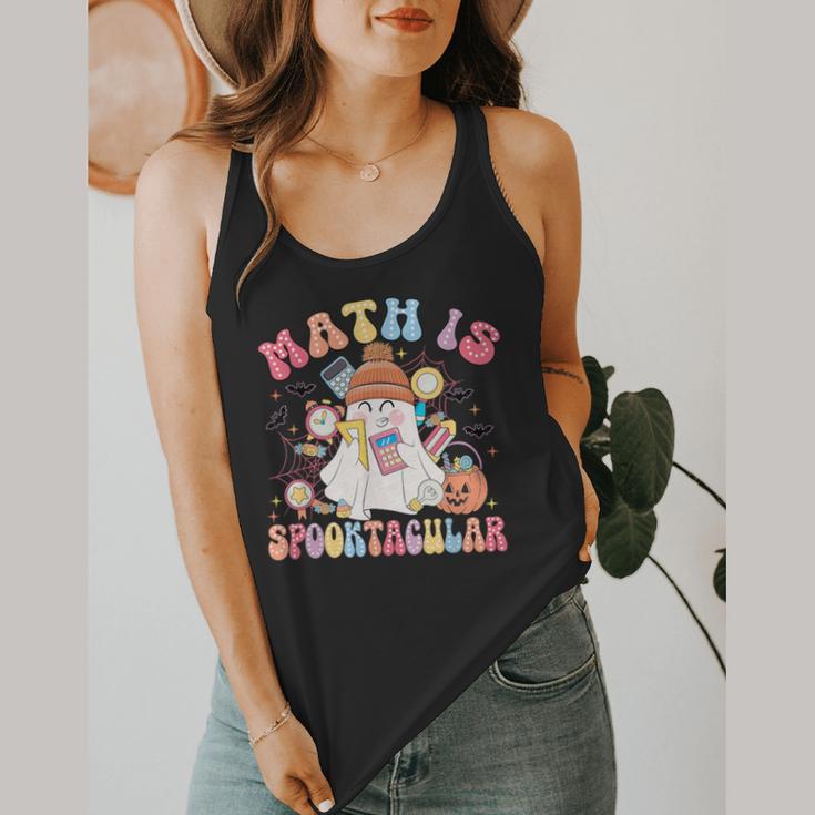 Math Is Spooktacular Math Teacher Spooky Halloween Flowy Tank, funny design Math Is Spooktacular Math Teacher Spooky Halloween Flowy Tank, funny design