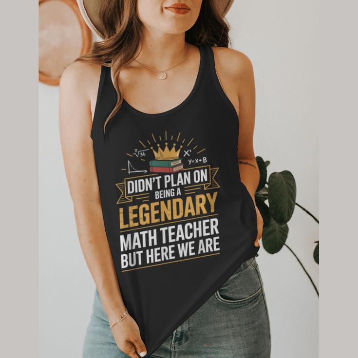 Math Teacher For Algebra Lovers Mathematics Flowy Tank, funny design