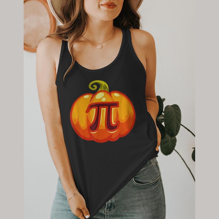 Math Teacher Halloween Costume Pumpkin Pi Pun Pie Men Flowy Tank, funny design