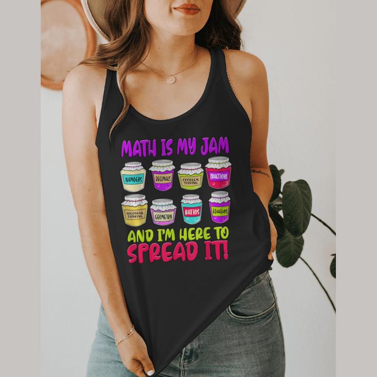 Math Teacher My Jam Here To Spread Mathematics Humor Flowy Tank, funny design Math Teacher My Jam Here To Spread Mathematics Humor Flowy Tank, funny design
