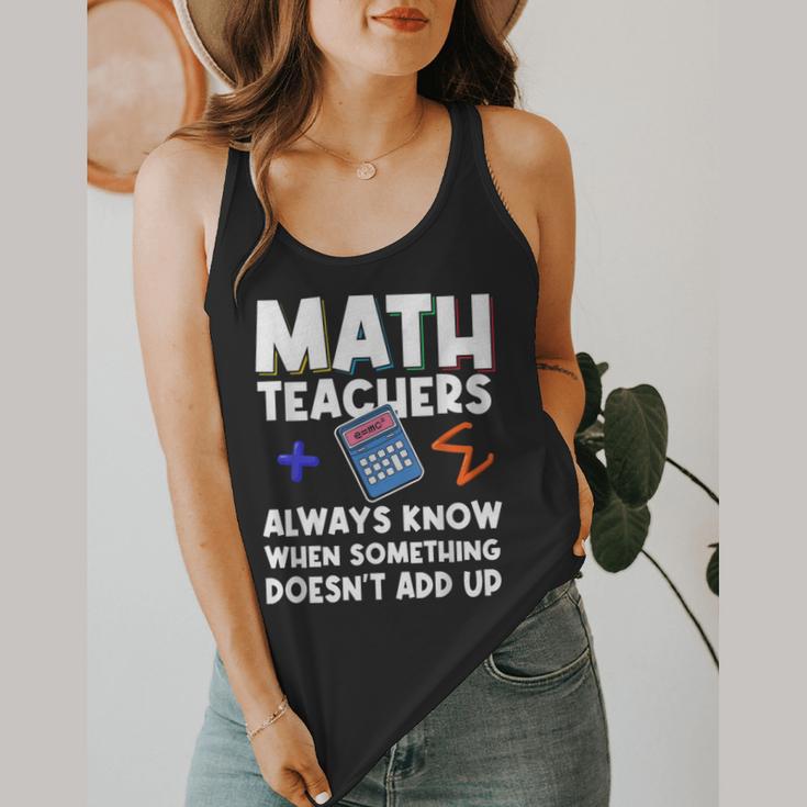 Mathematics Teachers Math Teacher For Men Women Flowy Tank, funny design Mathematics Teachers Math Teacher For Men Women Flowy Tank, funny design