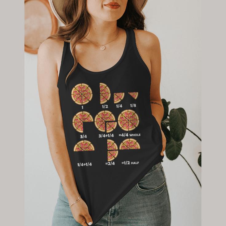 Maths Day Costume Idea Kids Teachers Pizza Slice Fraction Flowy Tank, funny design Maths Day Costume Idea Kids Teachers Pizza Slice Fraction Flowy Tank, funny design