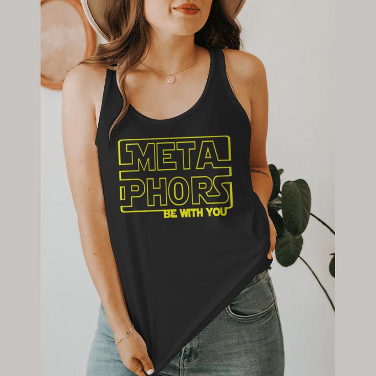 Metaphors Be With You English Teacher Shirts T-Shirt Flowy Tank, funny design