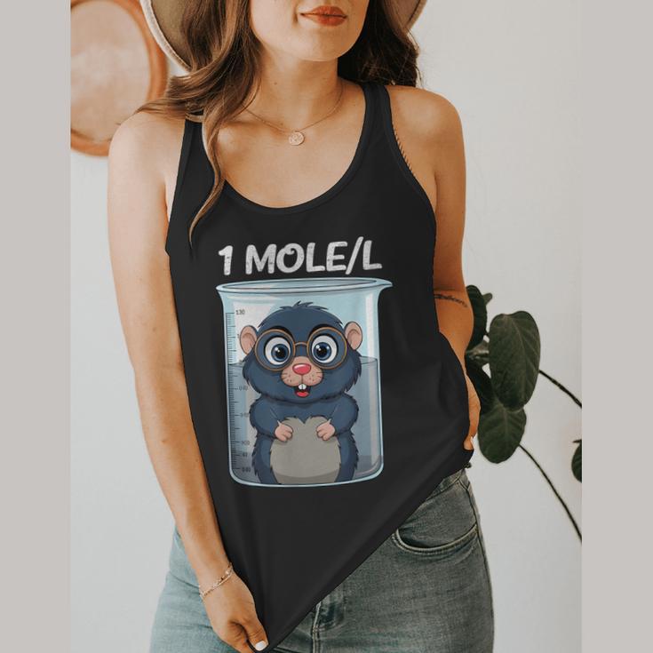 Mole Chemistry Chemist Student Science Teacher Flowy Tank, funny design Mole Chemistry Chemist Student Science Teacher Flowy Tank, funny design