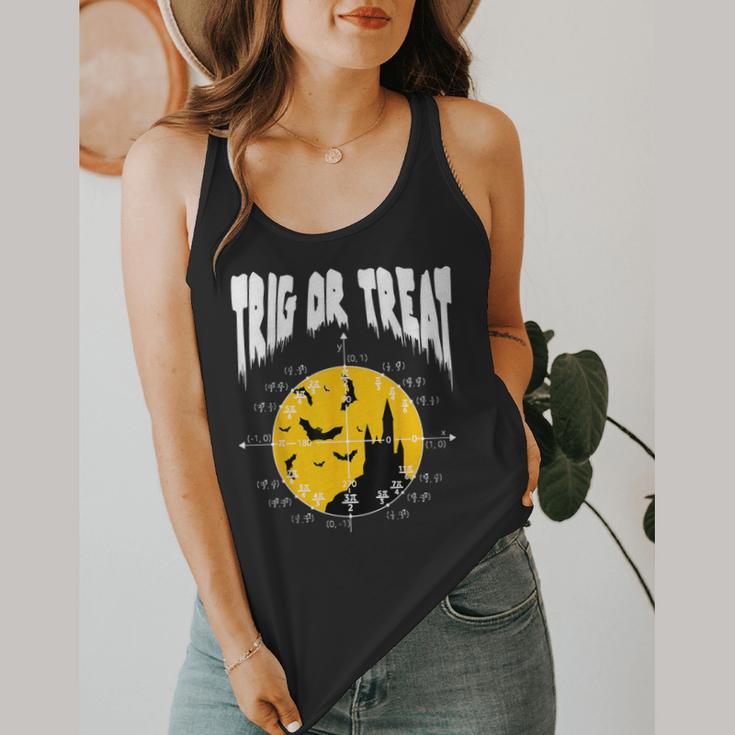 Nerdy Trig Or Treat Halloween Costume Math Teacher Flowy Tank, funny design Nerdy Trig Or Treat Halloween Costume Math Teacher Flowy Tank, funny design