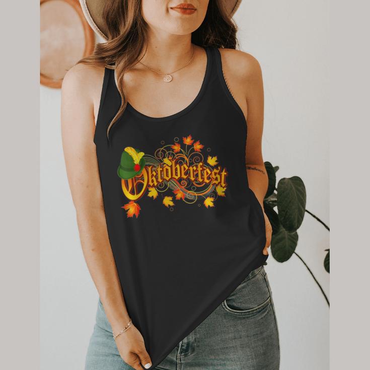 Oktoberfest German Beer Festival October Flowy Tank, funny design