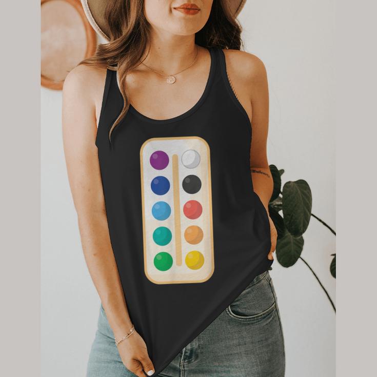 Paint Palette ArtSet Halloween Costume For Teachers Students For Men Women Kids Flowy Tank, funny design Paint Palette ArtSet Halloween Costume For Teachers Students For Men Women Kids Flowy Tank, funny design