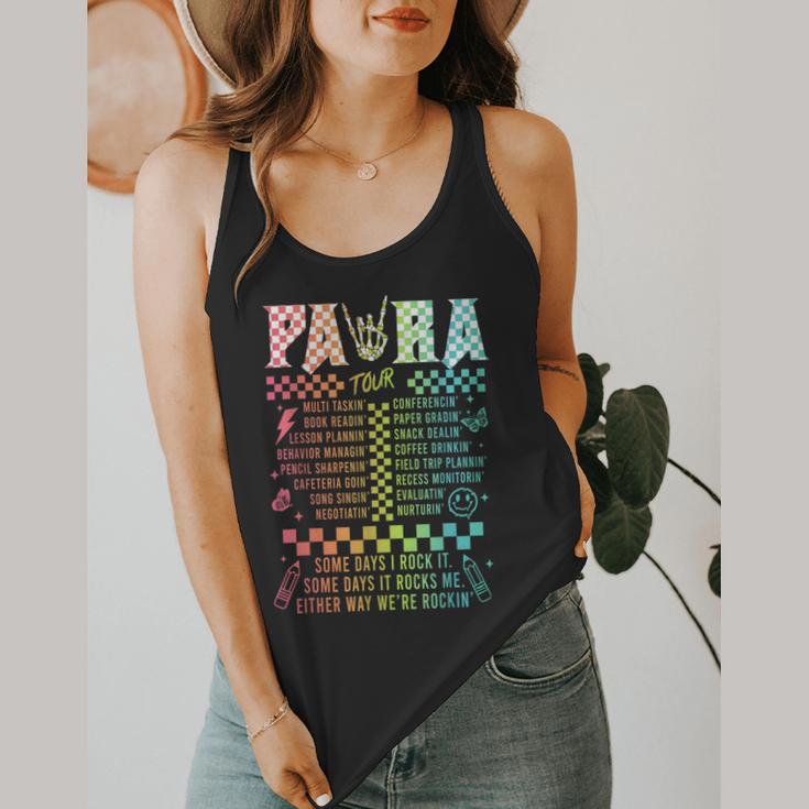 Para Tour Paraprofessional Squad Rock Teacher Back To School Flowy Tank, funny design Para Tour Paraprofessional Squad Rock Teacher Back To School Flowy Tank, funny design