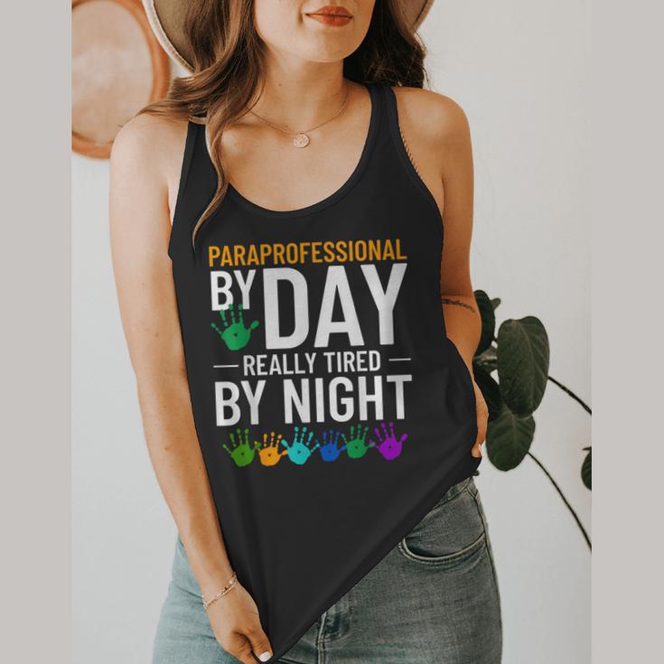 Paraprofessional Educator Teacher Para Classroom Assistant Flowy Tank, funny design Paraprofessional Educator Teacher Para Classroom Assistant Flowy Tank, funny design