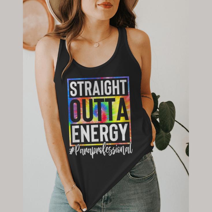 Paraprofessional Straight Outta Energy Teacher Life For Men Women Flowy Tank, funny design Paraprofessional Straight Outta Energy Teacher Life For Men Women Flowy Tank, funny design
