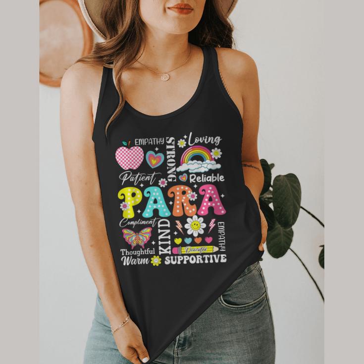 Paras Make It Possible Paraprofessional Paraeducator Teacher Flowy Tank, funny design Paras Make It Possible Paraprofessional Paraeducator Teacher Flowy Tank, funny design