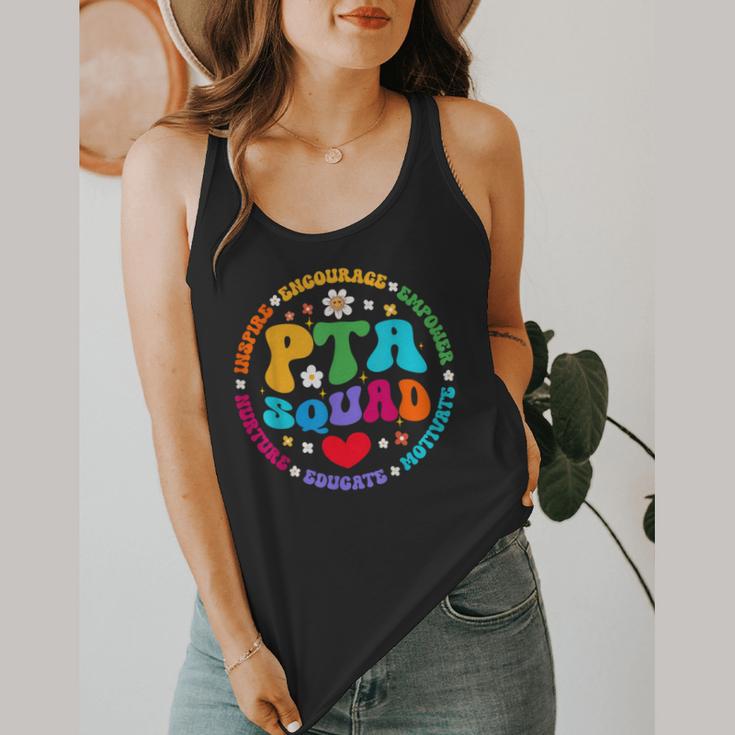 Parents Teacher Association Team Supporter PTA Squad For Men Women Girls Kids Flowy Tank, funny design