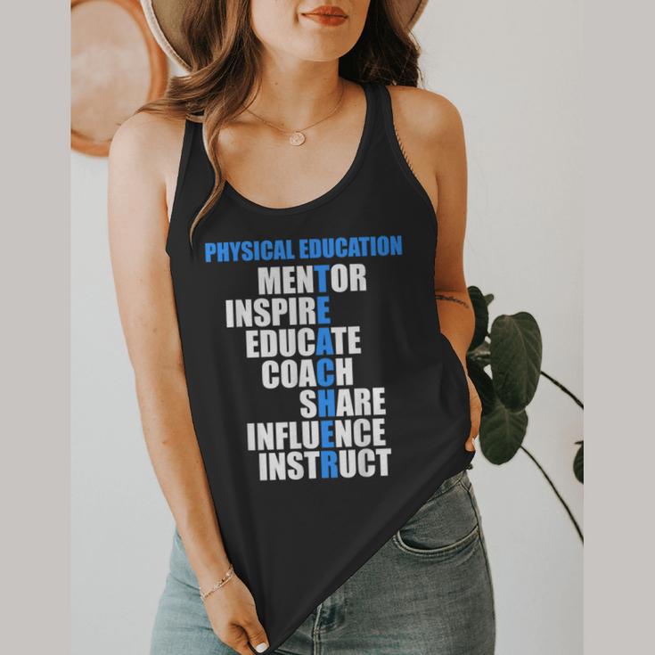 PE Physical Education Teacher For PE Teacher Flowy Tank, funny design PE Physical Education Teacher For PE Teacher Flowy Tank, funny design