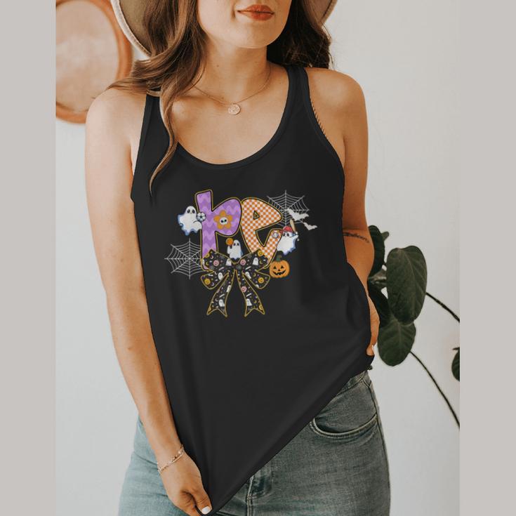 PE Teacher Coach Coquette Ghost Halloween Physical Education Flowy Tank, funny design PE Teacher Coach Coquette Ghost Halloween Physical Education Flowy Tank, funny design