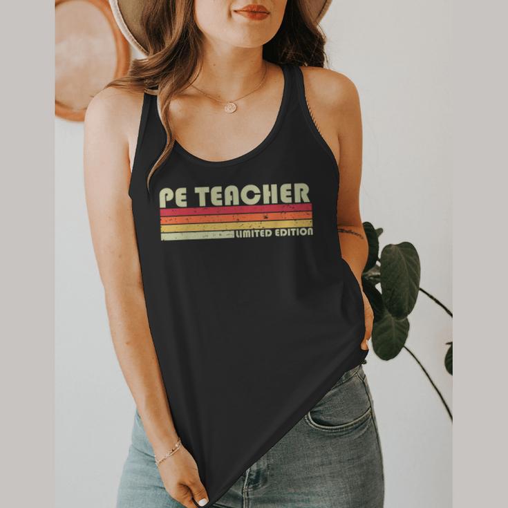 PE TEACHER Job Title Profession Birthday Worker Idea Flowy Tank, funny design PE TEACHER Job Title Profession Birthday Worker Idea Flowy Tank, funny design
