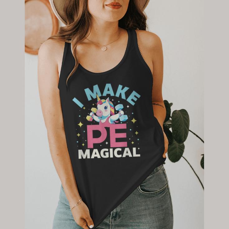 PE Teacher Unicorn I Make PE Magical Flowy Tank, funny design