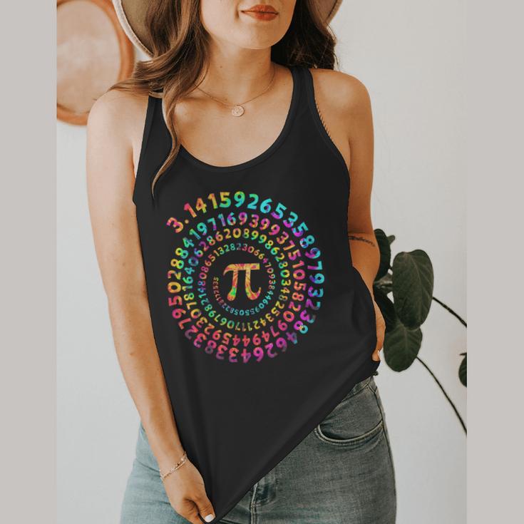 Pi Day Math Teacher Tie Dye Spiral Pi 314 Pi Day Flowy Tank, funny design Pi Day Math Teacher Tie Dye Spiral Pi 314 Pi Day Flowy Tank, funny design