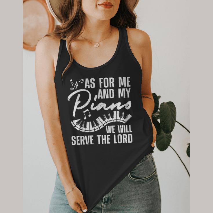 Piano Player Art For Men Women Pianist Piano Teacher Flowy Tank, funny design