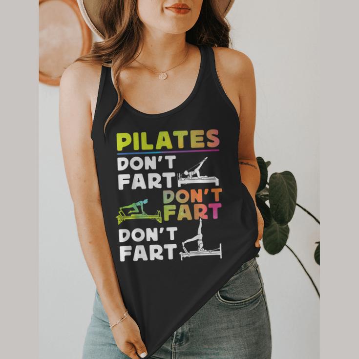 Pilates Instructor Teacher Watercolor Pilates Don't Fart Men Women Kids Flowy Tank, funny design Pilates Instructor Teacher Watercolor Pilates Don't Fart Men Women Kids Flowy Tank, funny design