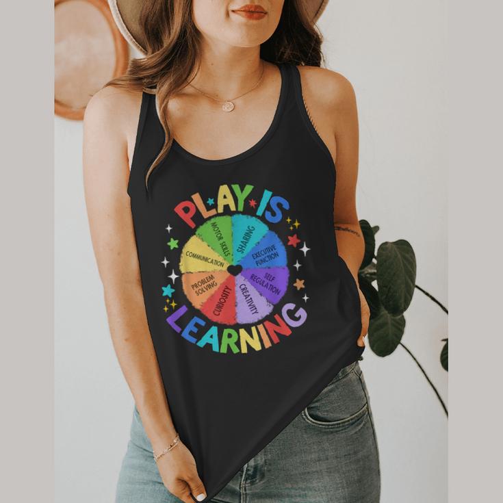 Play Is Learning Teacher Kindergarten For Men Women Kids Flowy Tank, funny design Play Is Learning Teacher Kindergarten For Men Women Kids Flowy Tank, funny design