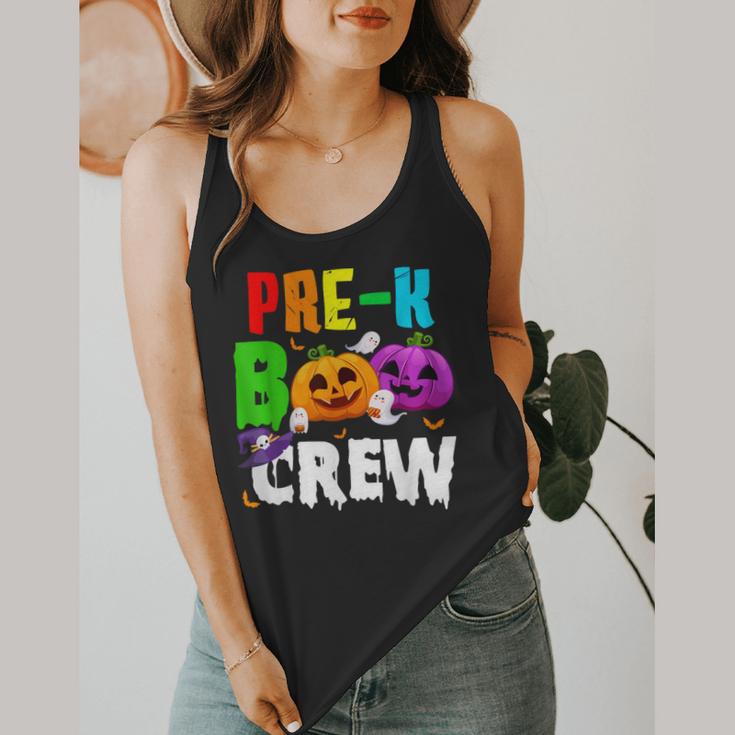 Pre K Boo Crew Halloween Costume Teachers Kids Flowy Tank, funny design Pre K Boo Crew Halloween Costume Teachers Kids Flowy Tank, funny design