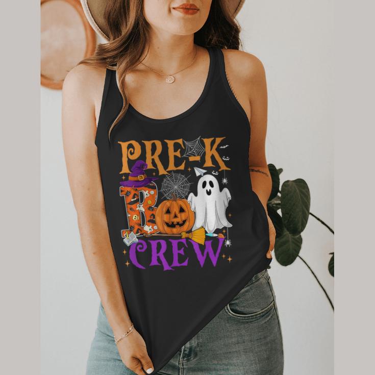 Pre-K Boo Crew Teacher Student Halloween Costume Flowy Tank, funny design