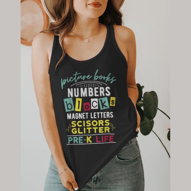 Pre-K Life Preschool Teacher Tees Men Women T-Shirt Flowy Tank, funny design