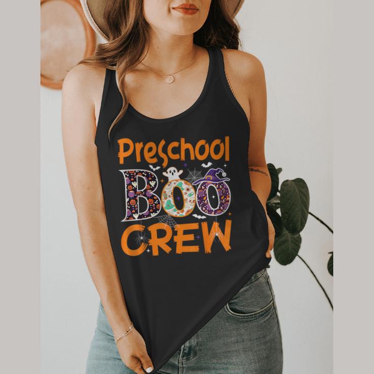 Preschool Boo Crew Preschool Halloween Teacher Flowy Tank, funny design