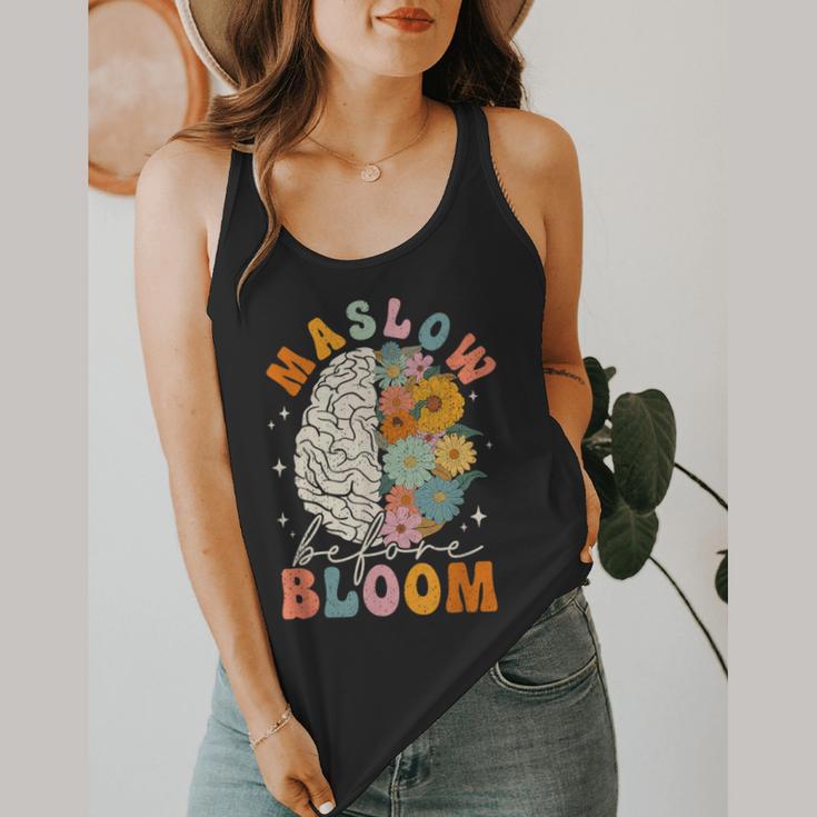 Psychologist Maslow Before Bloom Sped Teacher Classroom Flowy Tank, funny design Psychologist Maslow Before Bloom Sped Teacher Classroom Flowy Tank, funny design