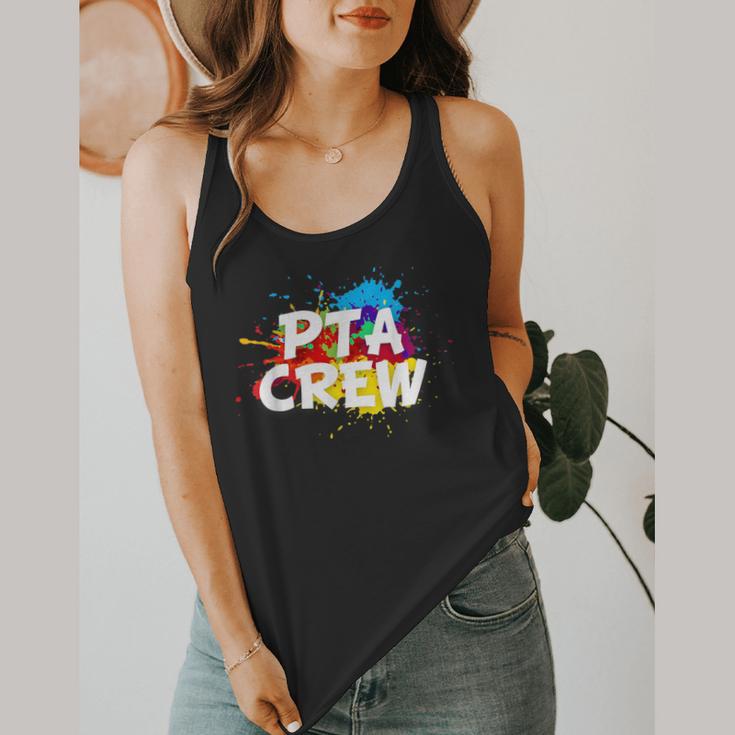 PTA Crew Back To School Volunteer Board Mom Parent Teacher Flowy Tank, funny design PTA Crew Back To School Volunteer Board Mom Parent Teacher Flowy Tank, funny design