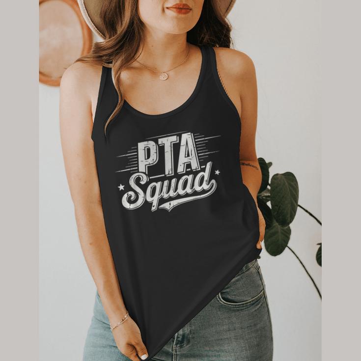 PTA Squad Parent Teacher Association Back To School Teacher Flowy Tank, funny design PTA Squad Parent Teacher Association Back To School Teacher Flowy Tank, funny design