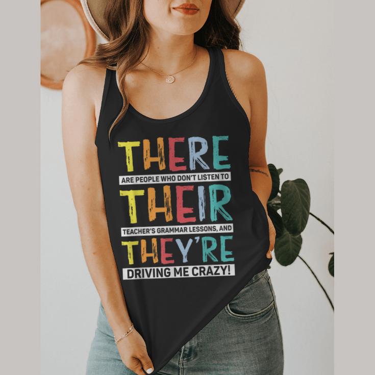 There Their They’Re Grammar Joke For English Teacher Student Flowy Tank, funny design There Their They’Re Grammar Joke For English Teacher Student Flowy Tank, funny design