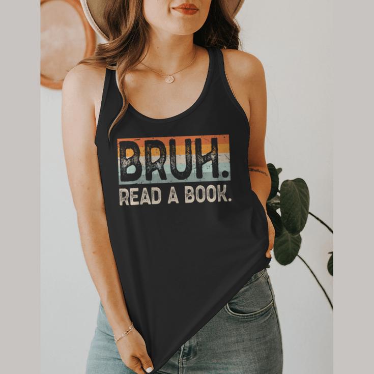 Read A Book Bruh Cool Ela English Teacher Reading Literature Flowy Tank, funny design Read A Book Bruh Cool Ela English Teacher Reading Literature Flowy Tank, funny design