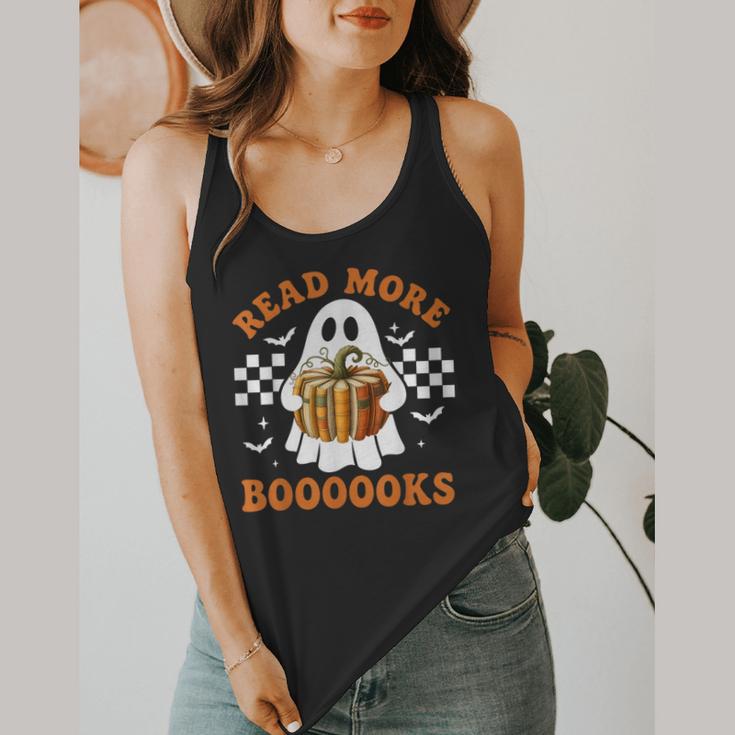 Read More Books Halloween Retro Pumpkin Reading Fall Teacher Flowy Tank, funny design Read More Books Halloween Retro Pumpkin Reading Fall Teacher Flowy Tank, funny design