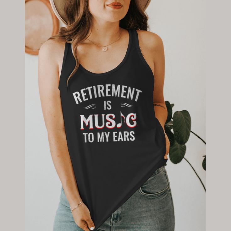 Retirement Is Music To My Ears Retired Music Teacher Flowy Tank, funny design Retirement Is Music To My Ears Retired Music Teacher Flowy Tank, funny design