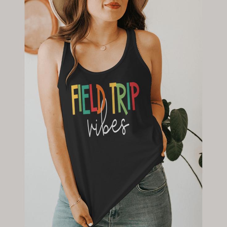 Retro Field Trip Vibes Vintage Field Trip Vibes Teacher Kids Flowy Tank, funny design Retro Field Trip Vibes Vintage Field Trip Vibes Teacher Kids Flowy Tank, funny design