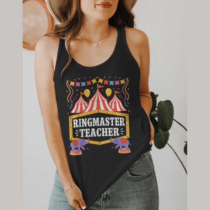 Ringmaster Teacher Circus Party Ringmaster Carnival Flowy Tank, funny design Ringmaster Teacher Circus Party Ringmaster Carnival Flowy Tank, funny design