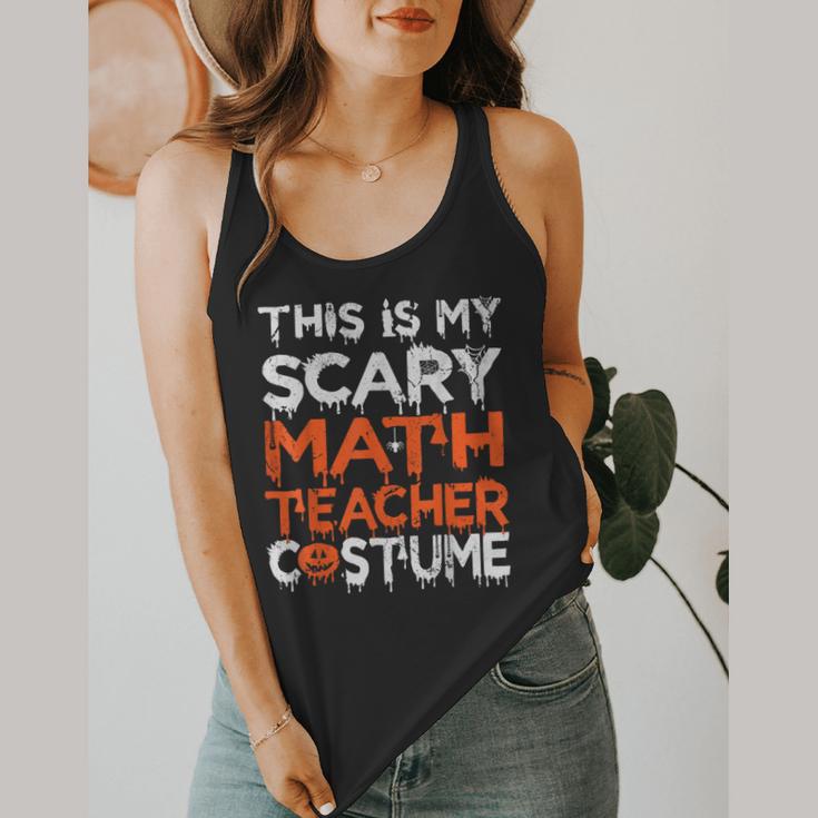 This Is My Scary Math Teacher Costume For Halloween Flowy Tank, funny design This Is My Scary Math Teacher Costume For Halloween Flowy Tank, funny design