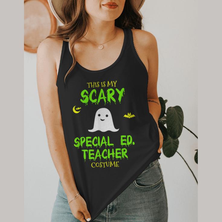 Scary Special Education Ed Teacher Costume Halloween Easy Flowy Tank, funny design Scary Special Education Ed Teacher Costume Halloween Easy Flowy Tank, funny design